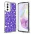 Husa pentru  Samsung Galaxy A35 cu sclipici Liquid Crystal Glitter, argintiu
