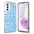 Husa pentru  Samsung Galaxy A35 cu sclipici Liquid Crystal Glitter, argintiu
