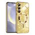 Husa pentru  Samsung Galaxy S24+ Plus cu MagSafe Sparkle Glare Detachable Layer, cu protectie lentile - albastru