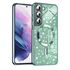 Husa pentru  Samsung Galaxy S21 FE cu MagSafe Sparkle Glare Detachable Layer, cu protectie lentile - verde