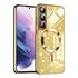 Husa pentru  Samsung Galaxy S22 5G cu MagSafe Sparkle Glare Detachable Layer, cu protectie lentile - mov deschis