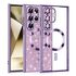 Husa pentru  Samsung Galaxy S22 Ultra 5G cu MagSafe Sparkle Glare Detachable Layer, cu protectie lentile - rose gold