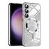 Husa pentru  Samsung Galaxy S23 FE cu MagSafe Sparkle Glare Detachable Layer, cu protectie lentile - gold