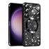 Husa pentru  Samsung Galaxy S23 cu MagSafe Sparkle Glare Detachable Layer, cu protectie lentile - argintiu