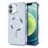 Husa pentru iPhone 12 cu MagSafe Sparkle Glare Detachable Layer, cu protectie lentile - gold