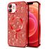 Husa pentru iPhone 12 cu MagSafe Sparkle Glare Detachable Layer, cu protectie lentile - gold