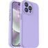 Husa pentru  iPhone 15 Pro Max Liquid Silicone, subțire, captusita cu microfibra, anti amprentă, protectie cameră foto, fucsia