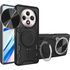 Husa pentru  Oppo Reno 12F, 12FS cu protecție pentru cameră și suport magnetic integrat Ring Shockproof, albastru