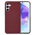 Husa pentru  Samsung Galaxy A55 CarbonFiber UltraSlim, Lightweight, burgundy