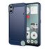Husa pentru Nothing CMF Phone 1 Carbon Liquid Silicone, albastru