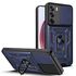 Husa pentru  Oppo Reno 12 Ring Armor Kickstand Tough Rugged Cover cu protectie camera, verde