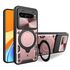Husa pentru  Google Pixel 9 / 9 Pro cu protecție pentru cameră și suport magnetic integrat Ring Shockproof, rose gold