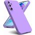 Husa pentru  Samsung Galaxy A35 Liquid Silicone, subțire, captusita cu microfibra, anti amprentă, protectie cameră foto, bordeaux