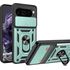 Husa pentru  Google Pixel 9 / 9 Pro Ring Armor Kickstand Tough Rugged Cover cu protectie camera, rose gold