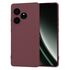 Husa pentru   Realme GT 6 / GT 6T Liquid Silicone, subțire, captusita cu microfibra, anti amprentă, protectie cameră foto, fucsia