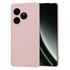 Husa pentru   Realme GT 6 / GT 6T Liquid Silicone, subțire, captusita cu microfibra, anti amprentă, protectie cameră foto, fucsia