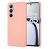 Husa pentru  Realme C65 Liquid Silicone, subțire, captusita cu microfibra, anti amprentă, protectie cameră foto, pink sand