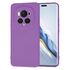 Husa pentru  Honor Magic 6 Pro Liquid Silicone, subțire, captusita cu microfibra, anti amprentă, protectie cameră foto, lavanda