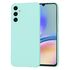 Husa pentru  Samsung Galaxy A05s Liquid Silicone, subțire, captusita cu microfibra, anti amprentă, protectie cameră foto, lavanda