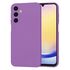 Husa pentru  Samsung Galaxy A25 Liquid Silicone, subțire, captusita cu microfibra, anti amprentă, protectie cameră foto, turcoaz