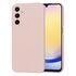 Husa pentru  Samsung Galaxy A25 Liquid Silicone, subțire, captusita cu microfibra, anti amprentă, protectie cameră foto, turcoaz