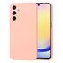 Husa pentru  Samsung Galaxy A25 Liquid Silicone, subțire, captusita cu microfibra, anti amprentă, protectie cameră foto, turcoaz