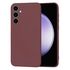 Husa pentru  Samsung Galaxy S23 FE Liquid Silicone, subțire, captusita cu microfibra, anti amprentă, protectie cameră foto, fucsia