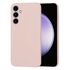 Husa pentru  Samsung Galaxy S23 FE Liquid Silicone, subțire, captusita cu microfibra, anti amprentă, protectie cameră foto, fucsia