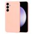 Husa pentru  Samsung Galaxy S23 FE Liquid Silicone, subțire, captusita cu microfibra, anti amprentă, protectie cameră foto, fucsia