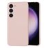 Husa pentru  Samsung Galaxy S23 Liquid Silicone, subțire, captusita cu microfibra, anti amprentă, protectie cameră foto, pink sand