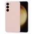 Husa pentru  Samsung Galaxy S23 Plus  Liquid Silicone, subțire, captusita cu microfibra, anti amprentă, protectie cameră foto, albastru