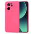 Husa pentru  Xiaomi 13T, 13T Pro Liquid Silicone, subțire, captusita cu microfibra, anti amprentă, protectie cameră foto, albastru