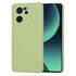Husa pentru  Xiaomi 13T, 13T Pro Liquid Silicone, subțire, captusita cu microfibra, anti amprentă, protectie cameră foto, albastru
