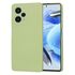 Husa pentru  Xiaomi Redmi Note 12 Pro, Poco X5 Pro Liquid Silicone, subțire, captusita cu microfibra, anti amprentă, protectie cameră foto, verde