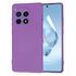Husa pentru  OnePlus 12R Liquid Silicone, subțire, captusita cu microfibra, anti amprentă, protectie cameră foto, verde