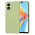 Husa pentru  Oppo A18, A38 Liquid Silicone, subțire, captusita cu microfibra, anti amprentă, protectie cameră foto, albastru