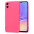 Husa pentru  Samsung Galaxy A05 Liquid Silicone, subțire, captusita cu microfibra, anti amprentă, protectie cameră foto, turcoaz