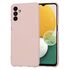 Husa pentru  Samsung Galaxy A13 5G Liquid Silicone, subțire, captusita cu microfibra, anti amprentă, protectie cameră foto, roz
