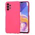 Husa pentru  Samsung Galaxy A23 5G, 4G Liquid Silicone, subțire, captusita cu microfibra, anti amprentă, protectie cameră foto, fucsia