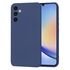 Husa pentru  Samsung Galaxy A34 5G Liquid Silicone, subțire, captusita cu microfibra, anti amprentă, protectie cameră foto, lavanda