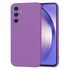 Husa pentru  Samsung Galaxy A54 5G Liquid Silicone, subțire, captusita cu microfibra, anti amprentă, protectie cameră foto, bordeaux