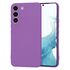 Husa pentru  Samsung Galaxy S22 5G Liquid Silicone, subțire, captusita cu microfibra, anti amprentă, protectie cameră foto, roz