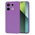 Husa pentru  Xiaomi Redmi Note 13 Pro 5G Liquid Silicone, subțire, captusita cu microfibra, anti amprentă, protectie cameră foto, fucsia