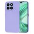 Husa pentru  Honor X8b Liquid Silicone, subțire, captusita cu microfibra, anti amprentă, protectie cameră foto, fucsia