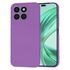 Husa pentru  Honor X8b Liquid Silicone, subțire, captusita cu microfibra, anti amprentă, protectie cameră foto, fucsia