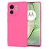 Husa pentru  Motorola Edge 40 Liquid Silicone, subțire, captusita cu microfibra, anti amprentă, protectie cameră foto, verde
