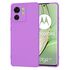Husa pentru  Motorola Edge 40 Liquid Silicone, subțire, captusita cu microfibra, anti amprentă, protectie cameră foto, verde