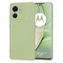 Husa pentru  Motorola Edge 40 Liquid Silicone, subțire, captusita cu microfibra, anti amprentă, protectie cameră foto, verde