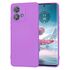 Husa pentru  Motorola Edge 40 NEO Liquid Silicone, subțire, captusita cu microfibra, anti amprentă, protectie cameră foto, lavanda