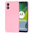 Husa pentru  Motorola Moto E13 Liquid Silicone, subțire, captusita cu microfibra, anti amprentă, protectie cameră foto, lavanda